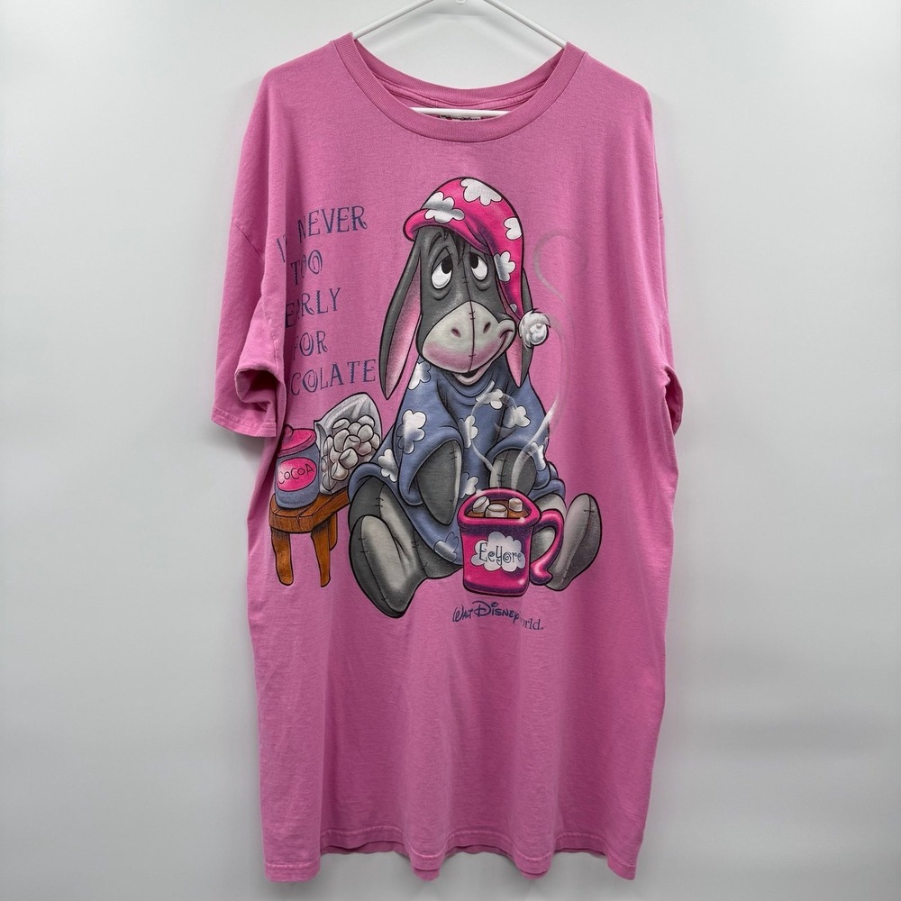Vintage Walt disney world sleepwear Womens One Size sleep shirt eeyore